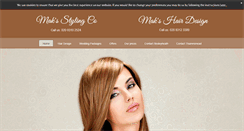 Desktop Screenshot of makshairdesign.co.uk